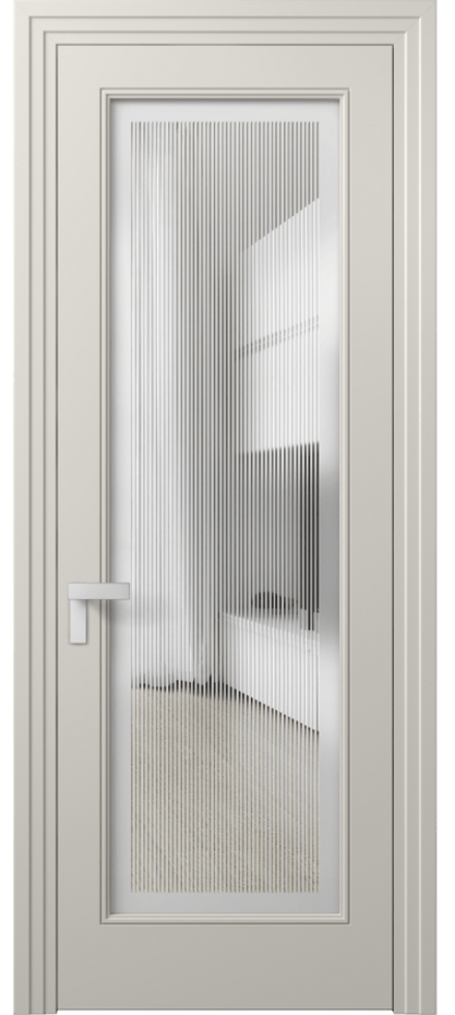 Дверь межкомнатная Rocca 8300 Матовый облачно-серый Сатинированное с гравировкой "Каннелюры", триплекс, 7 мм Фигурный наличник МОС Цена 86899 ₽ Наличники уже входят в базовый комплект. Фабрика дверей Волховец 8 (800) 551 43 19 Межкомнатная дверь Rocca 8300 Матовый облачно-серый Сатинированное с гравировкой "Каннелюры", триплекс, 7 мм Цена 86899 ₽ | Volhovec