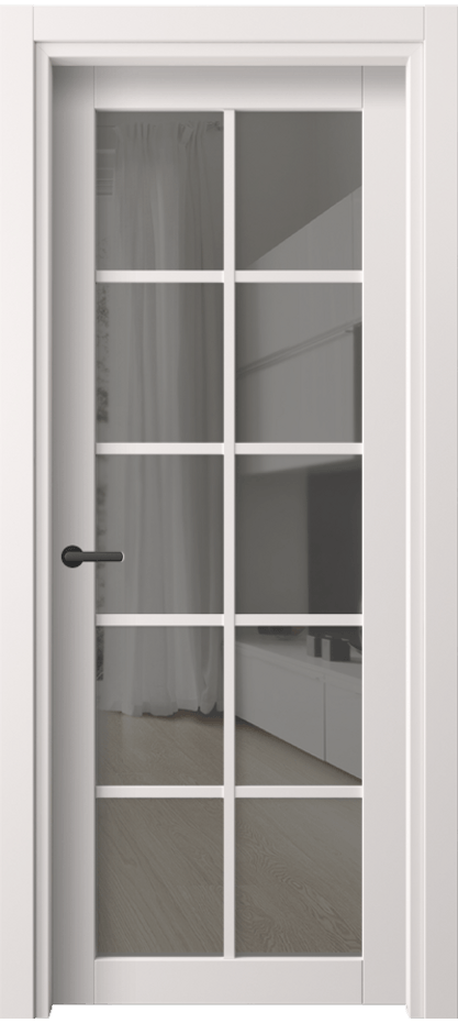 Дверь межкомнатная Нео 2106 ПЭТ кремово-серый Прозрачное серое стекло, триплекс Гладкий классический наличник ПЭКС Цена 11500 ₽ Наличники уже входят в базовый комплект. Фабрика дверей Волховец 8 (800) 551 43 19 Межкомнатная дверь Нео 2106 ПЭТ кремово-серый Прозрачное серое стекло, триплекс Цена 11500 ₽ | Volhovec