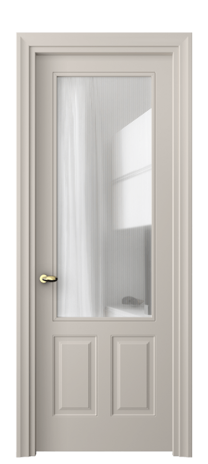 Дверь межкомнатная Esse 8522 Матовый светло-бежевый Рифлёное стекло "Дюна", триплекс Фигурный универсальный наличник МСБЖ Цена 57679 ₽ Наличники уже входят в базовый комплект. Фабрика дверей Волховец 8 (800) 551 43 19 Межкомнатная дверь Esse 8522 Матовый светло-бежевый Рифлёное стекло "Дюна", триплекс Цена 57679 ₽ | Volhovec
