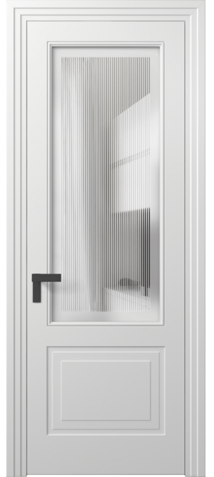 Дверь межкомнатная Rocca 8352 Матовый белоснежный Сатинированное с гравировкой "Каннелюры", триплекс, 7 мм Каскадный компланарный наличник МБЛ Цена 69519 ₽ Наличники уже входят в базовый комплект. Фабрика дверей Волховец 8 (800) 551 43 19 Межкомнатная дверь Rocca 8352 Матовый белоснежный Сатинированное с гравировкой "Каннелюры", триплекс, 7 мм Цена 69519 ₽ | Volhovec