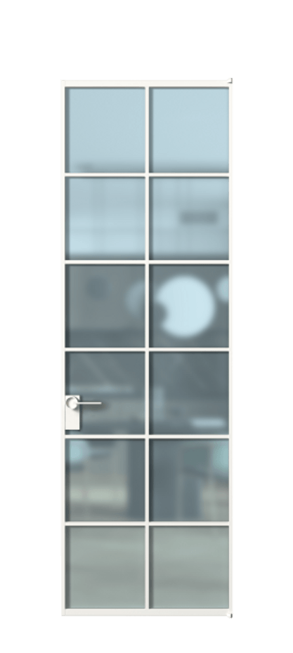 Алюминиевая дверь АЛПЛ040.05 Алюминий Белый Сатинированное голубое стекло, триплекс. Без короба бел Цена 124530 Стоимость комплекта двери включает:
1. Полотно (600/650/700/750/800/850/900/950*2000-2400 мм).
2. Короб
3. Комплект фурнитуры (2 торцевые петли и магнитный замок с ответной планкой). Фабрика дверей Волховец 8 (800) 551 43 19 Алюминиевая дверь АЛПЛ040.05 Алюминий Белый Сатинированное голубое стекло, триплекс Цена 124530 | Volhovec