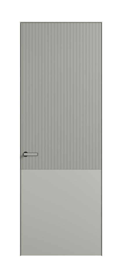 Дверь межкомнатная Velvet АКУ 8205 Матовый тёплый серый. Скрытый универсальный короб Черный Цена 87369 . Фабрика дверей Волховец 8 (800) 551 43 19 Межкомнатная дверь Velvet АКУ 8205 Матовый тёплый серый. Цена 87369 | Volhovec