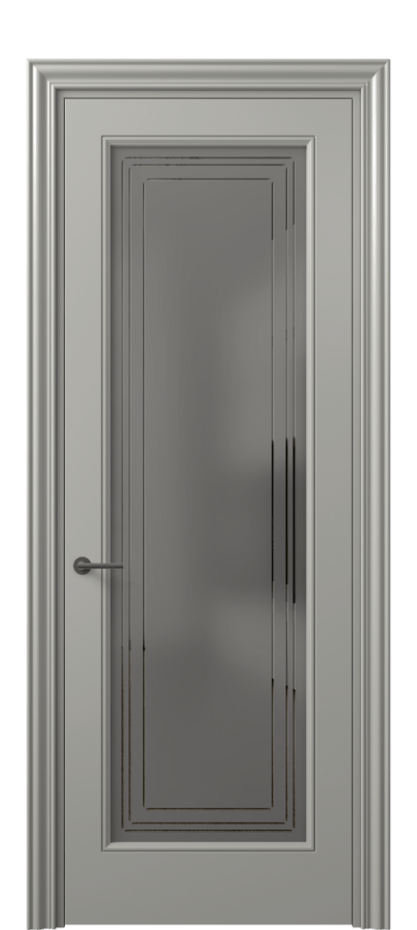 Дверь межкомнатная Mascot 8400 Матовый нейтральный серый Сатинированное серое стекло с гравировкой "Грани", триплекс Фигурный наличник МНСР Цена 65999 ₽ Наличники уже входят в базовый комплект. Фабрика дверей Волховец 8 (800) 551 43 19 Межкомнатная дверь Mascot 8400 Матовый нейтральный серый Сатинированное серое стекло с гравировкой "Грани", триплекс Цена 65999 ₽ | Volhovec