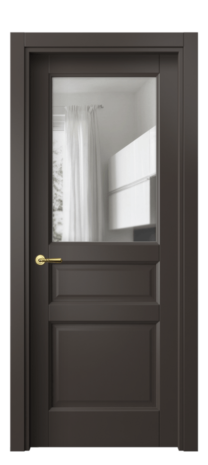 Дверь межкомнатная Galant 1432 Матовый антрацит Прозрачное стекло, 4 мм Гладкий наличник МАН Цена 43290 ₽ Наличники уже входят в базовый комплект. Фабрика дверей Волховец 8 (800) 551 43 19 Межкомнатная дверь Galant 1432 Матовый антрацит Прозрачное стекло, 4 мм Цена 43290 ₽ | Volhovec