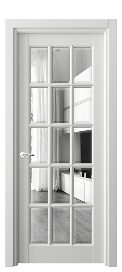 Дверь межкомнатная Лигнум 0708 Матовый светло-серый Двустороннее зеркало с фацетом, триплекс Гладкий наличник МССР Цена 124599 ₽ Наличники уже входят в базовый комплект. Фабрика дверей Волховец 8 (800) 551 43 19 Межкомнатная дверь Лигнум 0708 Матовый светло-серый Двустороннее зеркало с фацетом, триплекс Цена 124599 ₽ | Volhovec