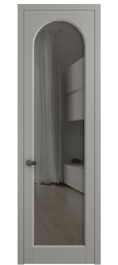 Дверь межкомнатная Палаццо 6804 Матовый нейтральный серый Прозрачное серое стекло, триплекс 0536 МНСР Цена 97029 ₽ Наличники уже входят в базовый комплект. Фабрика дверей Волховец 8 (800) 551 43 19 Межкомнатная дверь Палаццо 6804 Матовый нейтральный серый Прозрачное серое стекло, триплекс Цена 97029 ₽ | Volhovec