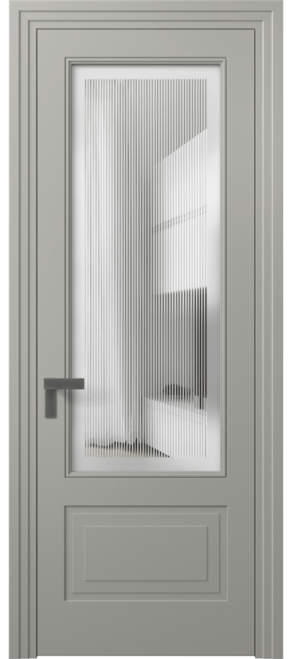Дверь межкомнатная Rocca 8342 Матовый нейтральный серый Сатинированное с гравировкой "Каннелюры", триплекс, 7 мм Каскадный компланарный наличник МНСР Цена 69519 ₽ Наличники уже входят в базовый комплект. Фабрика дверей Волховец 8 (800) 551 43 19 Межкомнатная дверь Rocca 8342 Матовый нейтральный серый Сатинированное с гравировкой "Каннелюры", триплекс, 7 мм Цена 69519 ₽ | Volhovec