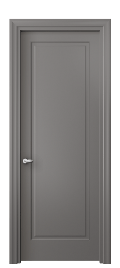 Дверь межкомнатная Esse 8501 Матовый классический серый Фигурный универсальный наличник МКЛС Цена 42399 ₽ Наличники уже входят в базовый комплект. Фабрика дверей Волховец 8 (800) 551 43 19 Межкомнатная дверь Esse 8501 Матовый классический серый Цена 42399 ₽ | Volhovec