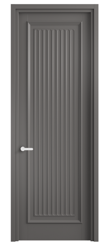 Дверь межкомнатная Шарм 6701 Матовый классический серый Узкий классический наличник МКЛС Цена 97699 ₽ Наличники уже входят в базовый комплект. Фабрика дверей Волховец 8 (800) 551 43 19 Межкомнатная дверь Шарм 6701 Матовый классический серый Цена 97699 ₽ | Volhovec