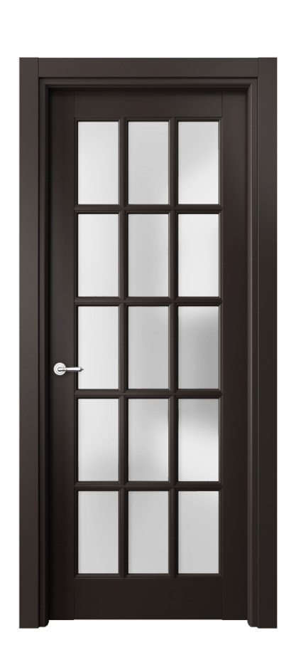 Дверь межкомнатная Тоскана Грильято 6311 Матовый антрацит Сатинированное стекло Гладкий наличник МАН Цена 754650 AMD Наличники уже входят в базовый комплект. Фабрика дверей Волховец 8 (800) 551 43 19 Межкомнатная дверь Тоскана Грильято 6311 Матовый антрацит Сатинированное стекло Цена 754650 AMD | Volhovec