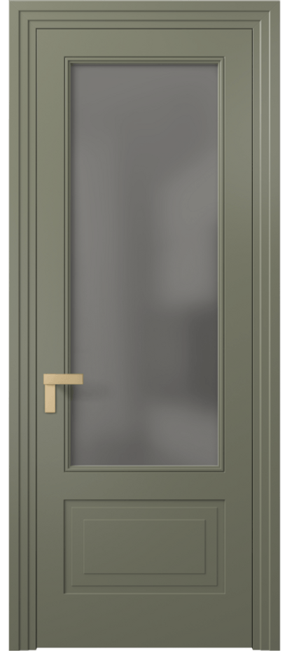 Дверь межкомнатная Рокка 8342 Матовый оливковый тёмный Сатинированное серое стекло, триплекс Каскадный компланарный наличник МОТ Цена 82899 ₽ Наличники уже входят в базовый комплект. Фабрика дверей Волховец 8 (800) 551 43 19 Межкомнатная дверь Рокка 8342 Матовый оливковый тёмный Сатинированное серое стекло, триплекс Цена 82899 ₽ | Volhovec