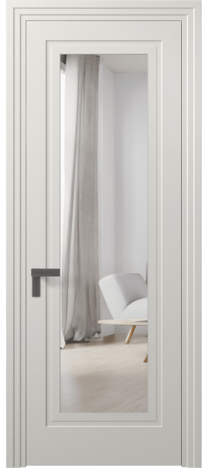 Дверь межкомнатная Rocca 8303 Матовый серый Двустороннее зеркало, триплекс Каскадный компланарный наличник МСР Цена 82899 ₽ Наличники уже входят в базовый комплект. Фабрика дверей Волховец 8 (800) 551 43 19 Межкомнатная дверь Rocca 8303 Матовый серый Двустороннее зеркало, триплекс Цена 82899 ₽ | Volhovec