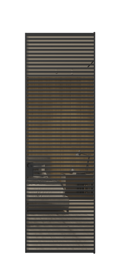 Алюминиевая дверь АЛПЛ040.07 Алюминий Черный Рефлективное бронзовое стекло "Stopsol", калёное. Без короба чер Цена 216990 Стоимость комплекта двери включает:
1. Полотно (600/650/700/750/800/850/900/950*2000-2400 мм).
2. Короб
3. Комплект фурнитуры (2 торцевые петли и магнитный замок с ответной планкой). Фабрика дверей Волховец 8 (800) 551 43 19 Алюминиевая дверь АЛПЛ040.07 Алюминий Черный Рефлективное бронзовое стекло "Stopsol", калёное Цена 216990 | Volhovec