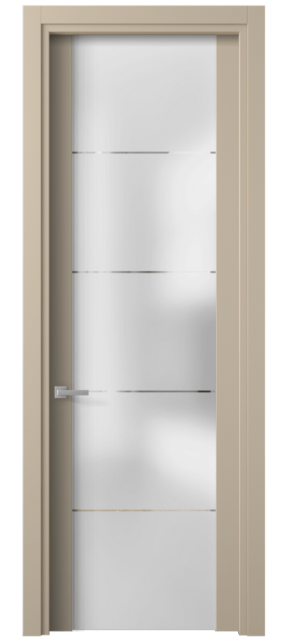 Дверь межкомнатная Planum 4114 ПЭТ светло-бежевый Сатинированное стекло с гравировкой «КВАДРО», триплекс 8 мм Гладкий наличник ПЭСБ  Цена 35599 ₽ Наличники уже входят в базовый комплект. Фабрика дверей Волховец 8 (800) 551 43 19 Межкомнатная дверь Planum 4114 ПЭТ светло-бежевый Сатинированное стекло с гравировкой «КВАДРО», триплекс 8 мм Цена 35599 ₽ | Volhovec