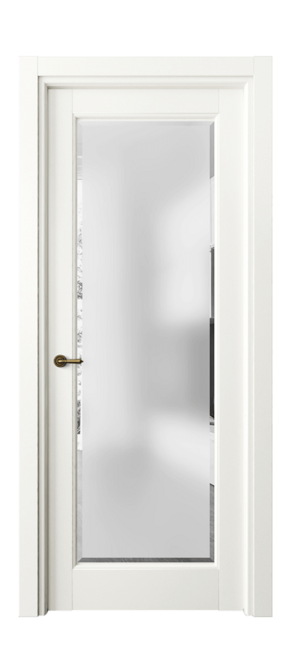 Дверь межкомнатная Тоскана Элегантэ 6300 Матовый жемчужный Сатинированное стекло с фацетом Гладкий наличник МЖМ Цена 94299 ₽ Наличники уже входят в базовый комплект. Фабрика дверей Волховец 8 (800) 551 43 19 Межкомнатная дверь Тоскана Элегантэ 6300 Матовый жемчужный Сатинированное стекло с фацетом Цена 94299 ₽ | Volhovec