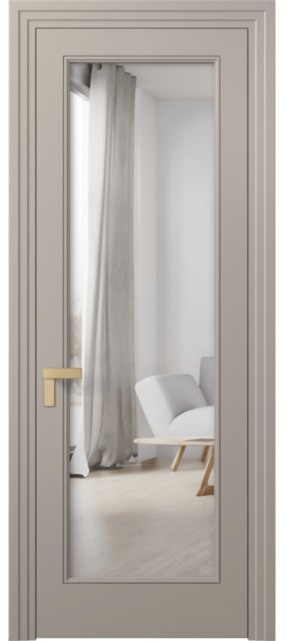 Дверь межкомнатная Rocca 8300 Матовый бисквитный Двустороннее зеркало, триплекс Каскадный компланарный наличник МБСК Цена 79899 ₽ Наличники уже входят в базовый комплект. Фабрика дверей Волховец 8 (800) 551 43 19 Межкомнатная дверь Rocca 8300 Матовый бисквитный Двустороннее зеркало, триплекс Цена 79899 ₽ | Volhovec