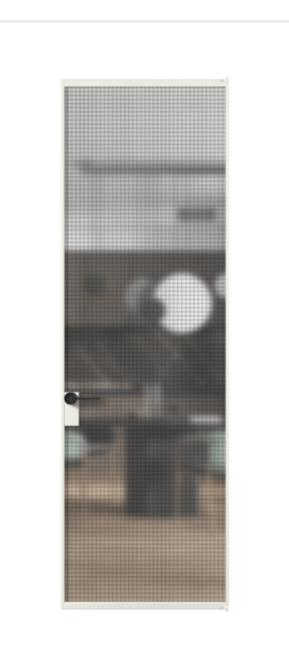 Алюминиевая дверь АЛПЛ040.01 Алюминий светло-серый Декоративное стекло с сеткой "Mesh silver", триплекс. Без короба АССР Цена 124670 Стоимость комплекта двери включает:
1. Полотно (600/650/700/750/800/850/900/950*2000-2400 мм).
2. Короб
3. Комплект фурнитуры (2 торцевые петли и магнитный замок с ответной планкой). Фабрика дверей Волховец 8 (800) 551 43 19 Алюминиевая дверь АЛПЛ040.01 Алюминий светло-серый Декоративное стекло с сеткой "Mesh silver", триплекс Цена 124670 | Volhovec