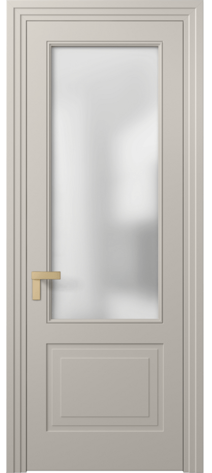 Дверь межкомнатная Rocca 8352 Матовый светло-бежевый Сатинированное стекло Каскадный компланарный наличник МСБЖ Цена 77899 ₽ Наличники уже входят в базовый комплект. Фабрика дверей Волховец 8 (800) 551 43 19 Межкомнатная дверь Rocca 8352 Матовый светло-бежевый Сатинированное стекло Цена 77899 ₽ | Volhovec