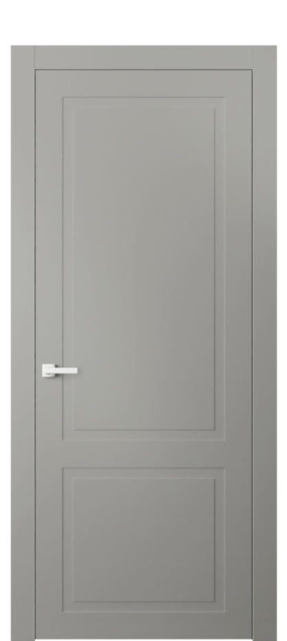 Дверь межкомнатная Neo Classic АКП 8002 Матовый нейтральный серый  Гладкий компланарный наличник МНСР Цена 65599 ₽ Наличники уже входят в базовый комплект. Фабрика дверей Волховец 8 (800) 551 43 19 Межкомнатная дверь Neo Classic АКП 8002 Матовый нейтральный серый  Цена 65599 ₽ | Volhovec