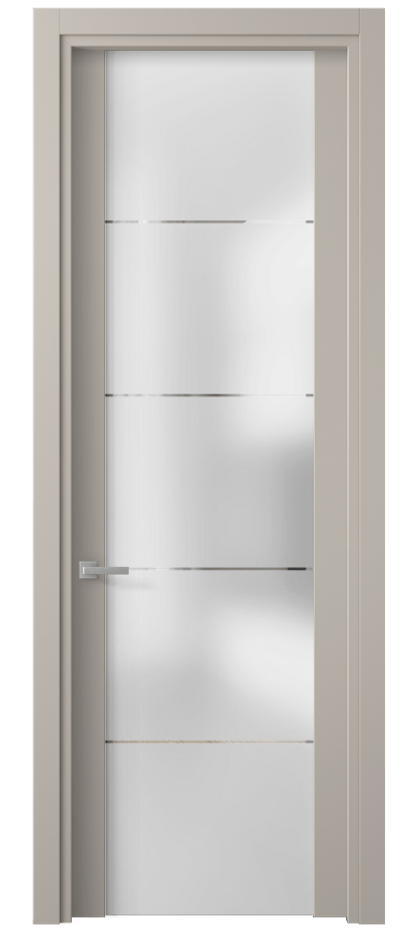 Дверь межкомнатная Planum 4114 Матовый светло-бежевый Сатинированное стекло с гравировкой «КВАДРО», триплекс Гладкий наличник МСБЖ Цена 48239 ₽ Наличники уже входят в базовый комплект. Фабрика дверей Волховец 8 (800) 551 43 19 Межкомнатная дверь Planum 4114 Матовый светло-бежевый Сатинированное стекло с гравировкой «КВАДРО», триплекс Цена 48239 ₽ | Volhovec