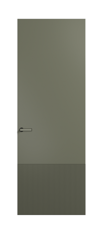 Дверь межкомнатная Velvet АКУ 8202 Матовый оливковый тёмный. Скрытый универсальный короб Черный Цена 87369 . Фабрика дверей Волховец 8 (800) 551 43 19 Межкомнатная дверь Velvet АКУ 8202 Матовый оливковый тёмный. Цена 87369 | Volhovec