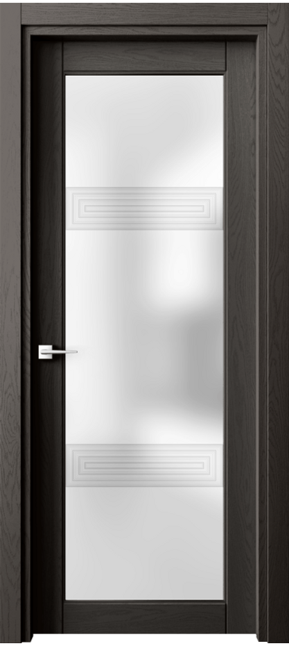 Дверь межкомнатная Ego 6112 Дуб антрацит Сатинированное стекло "3D",4 мм Гладкий наличник Ego ДАН Цена 121380 ₽ Наличники уже входят в базовый комплект. Фабрика дверей Волховец 8 (800) 551 43 19 Межкомнатная дверь Ego 6112 Дуб антрацит Сатинированное стекло "3D",4 мм Цена 121380 ₽ | Volhovec