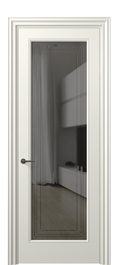 Дверь межкомнатная Mascot 8400 Матовый жемчужный Прозрачное серое стекло с гравировкой "Грани", триплекс Фигурный наличник МЖМ Цена 65999 ₽ Наличники уже входят в базовый комплект. Фабрика дверей Волховец 8 (800) 551 43 19 Межкомнатная дверь Mascot 8400 Матовый жемчужный Прозрачное серое стекло с гравировкой "Грани", триплекс Цена 65999 ₽ | Volhovec