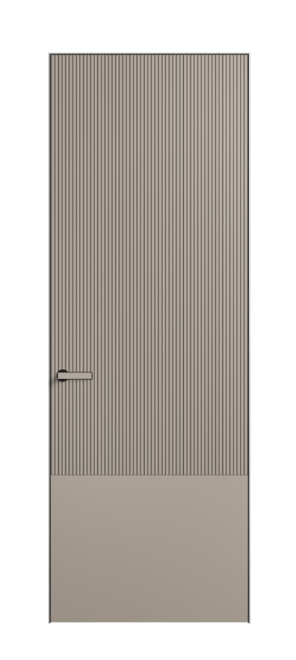 Дверь межкомнатная Velvet АКУ 8203 Матовый бисквитный. Скрытый универсальный короб Черный Цена 82689 . Фабрика дверей Волховец 8 (800) 551 43 19 Межкомнатная дверь Velvet АКУ 8203 Матовый бисквитный. Цена 82689 | Volhovec