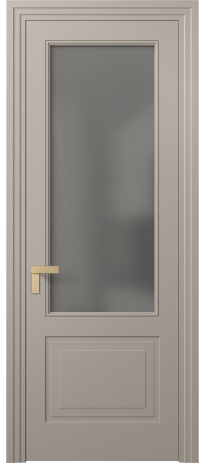 Дверь межкомнатная Rocca 8352 Матовый бисквитный Сатинированное серое стекло, триплекс, 8 мм Каскадный компланарный наличник МБСК Цена 62319 ₽ Наличники уже входят в базовый комплект. Фабрика дверей Волховец 8 (800) 551 43 19 Межкомнатная дверь Rocca 8352 Матовый бисквитный Сатинированное серое стекло, триплекс, 8 мм Цена 62319 ₽ | Volhovec