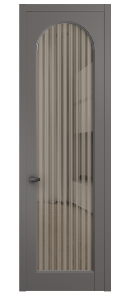 Дверь межкомнатная Палаццо 6804 Матовый классический серый Рифлёное бронзовое стекло "Дюна", триплекс 0536 МКЛС Цена 103029 ₽ Наличники уже входят в базовый комплект. Фабрика дверей Волховец 8 (800) 551 43 19 Межкомнатная дверь Палаццо 6804 Матовый классический серый Рифлёное бронзовое стекло "Дюна", триплекс Цена 103029 ₽ | Volhovec