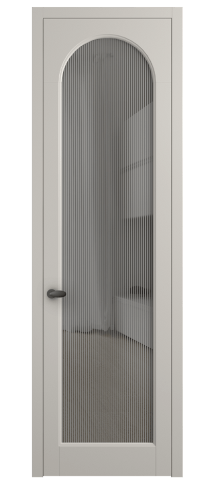 Дверь межкомнатная Палаццо 6804 Матовый облачно-серый Рифлёное серое стекло "Дюна", триплекс 0536 МОС Цена 20914950 so'm Наличники уже входят в базовый комплект. Фабрика дверей Волховец 8 (800) 551 43 19 Межкомнатная дверь Палаццо 6804 Матовый облачно-серый Рифлёное серое стекло "Дюна", триплекс Цена 20914950 so'm | Volhovec