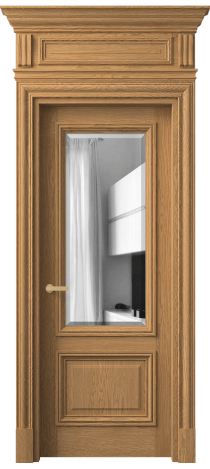 Дверь межкомнатная Antique 7302 Дуб пшеничный матовый Двустороннее зеркало с фацетом, триплекс КЭП + Объёмный фриз + Карниз ДПШ.М Цена 271349 ₽ Наличники уже входят в базовый комплект. Фабрика дверей Волховец 8 (800) 551 43 19 Межкомнатная дверь Antique 7302 Дуб пшеничный матовый Двустороннее зеркало с фацетом, триплекс Цена 271349 ₽ | Volhovec