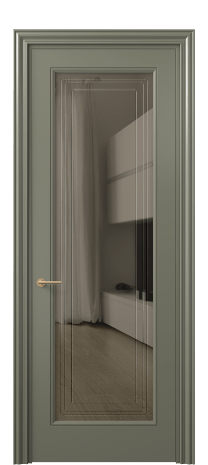 Дверь межкомнатная Mascot 8400 Матовый оливковый тёмный Прозрачное бронзовое стекло с гравировкой "Грани", триплекс Фигурный наличник МОТ Цена 96090 сом Наличники уже входят в базовый комплект. Фабрика дверей Волховец 8 (800) 551 43 19 Межкомнатная дверь Mascot 8400 Матовый оливковый тёмный Прозрачное бронзовое стекло с гравировкой "Грани", триплекс Цена 96090 сом | Volhovec
