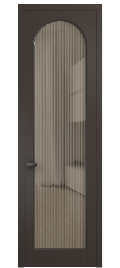 Дверь межкомнатная Палаццо 6804 Матовый антрацит Рифлёное бронзовое стекло "Мору", триплекс 0536 МАН Цена 105029 ₽ Наличники уже входят в базовый комплект. Фабрика дверей Волховец 8 (800) 551 43 19 Межкомнатная дверь Палаццо 6804 Матовый антрацит Рифлёное бронзовое стекло "Мору", триплекс Цена 105029 ₽ | Volhovec