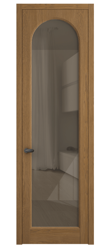 Дверь межкомнатная Палаццо 6804 Дуб пряный матовый Рефлективное бронзовое стекло "Стопсол", калёное 0536 ДПРМ Цена 156229 ₽ Наличники уже входят в базовый комплект. Фабрика дверей Волховец 8 (800) 551 43 19 Межкомнатная дверь Палаццо 6804 Дуб пряный матовый Рефлективное бронзовое стекло "Стопсол", калёное Цена 156229 ₽ | Volhovec