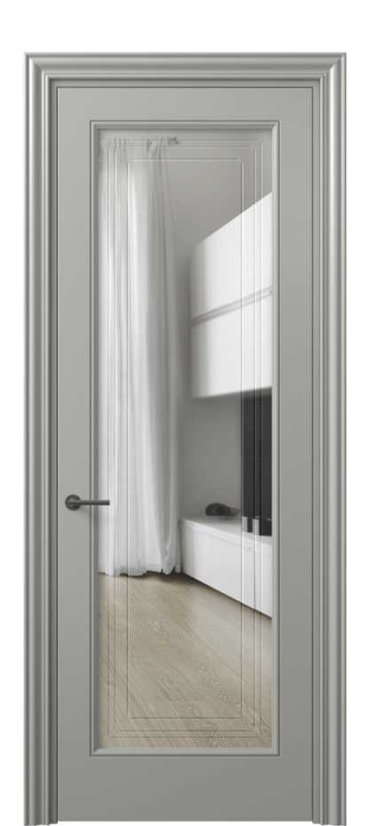 Дверь межкомнатная Mascot 8400 Матовый нейтральный серый Прозрачное стекло с гравировкой "Грани", триплекс, 7 мм Фигурный наличник МНСР Цена 77599 ₽ Наличники уже входят в базовый комплект. Фабрика дверей Волховец 8 (800) 551 43 19 Межкомнатная дверь Mascot 8400 Матовый нейтральный серый Прозрачное стекло с гравировкой "Грани", триплекс, 7 мм Цена 77599 ₽ | Volhovec