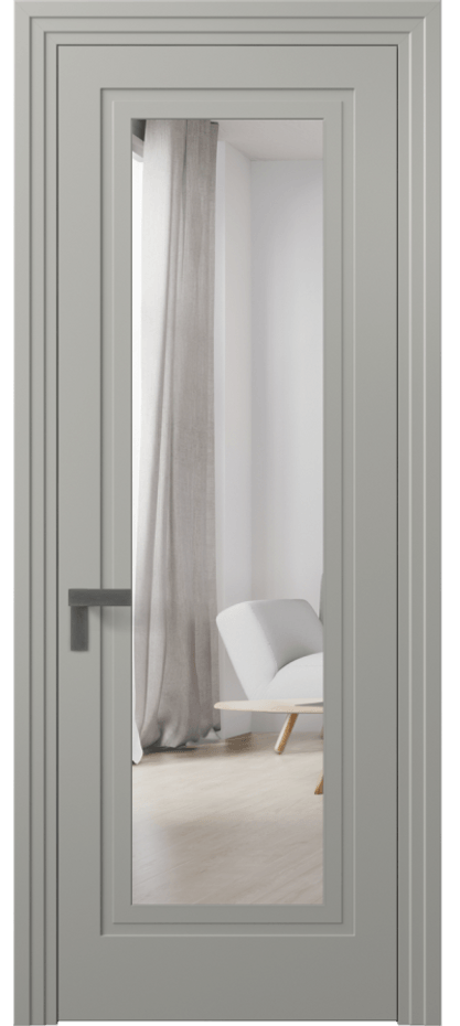 Дверь межкомнатная Rocca 8303 Матовый нейтральный серый Двустороннее зеркало, триплекс Каскадный компланарный наличник МНСР Цена 77899 ₽ Наличники уже входят в базовый комплект. Фабрика дверей Волховец 8 (800) 551 43 19 Межкомнатная дверь Rocca 8303 Матовый нейтральный серый Двустороннее зеркало, триплекс Цена 77899 ₽ | Volhovec