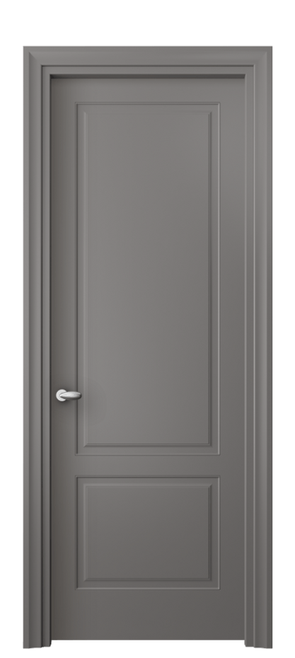 Дверь межкомнатная Esse 8551 Матовый классический серый  Фигурный универсальный наличник МКЛС Цена 52999 ₽ Наличники уже входят в базовый комплект. Фабрика дверей Волховец 8 (800) 551 43 19 Межкомнатная дверь Esse 8551 Матовый классический серый  Цена 52999 ₽ | Volhovec