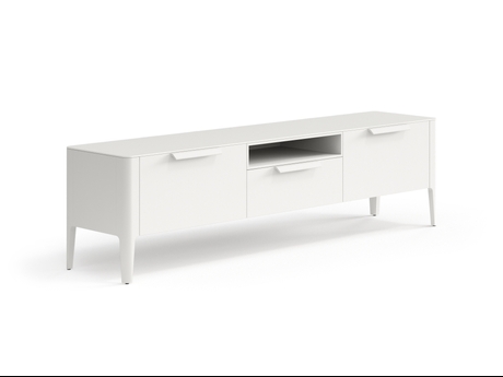 Мебель ТВ тумба Piega. Цвет Матовый тёплый серый. Материал Гладкая эмаль. Коллекция ТВ тумба Piega. Фото. Мебель ТВ тумба Piega. Цвет Матовый тёплый серый. Материал Гладкая эмаль. Коллекция ТВ тумба Piega. Картинка.