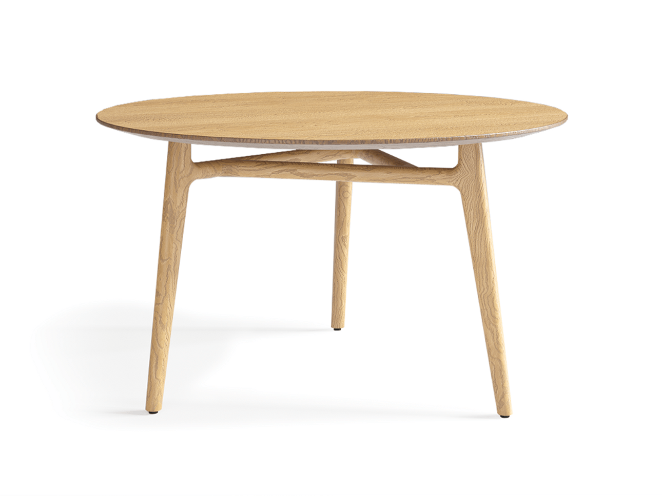 Стол Primo обеденный круглый Дуб пшеничный матовый