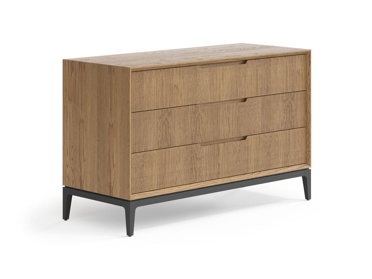 Комод Velvet 3 ящика дуб мускатный матовый