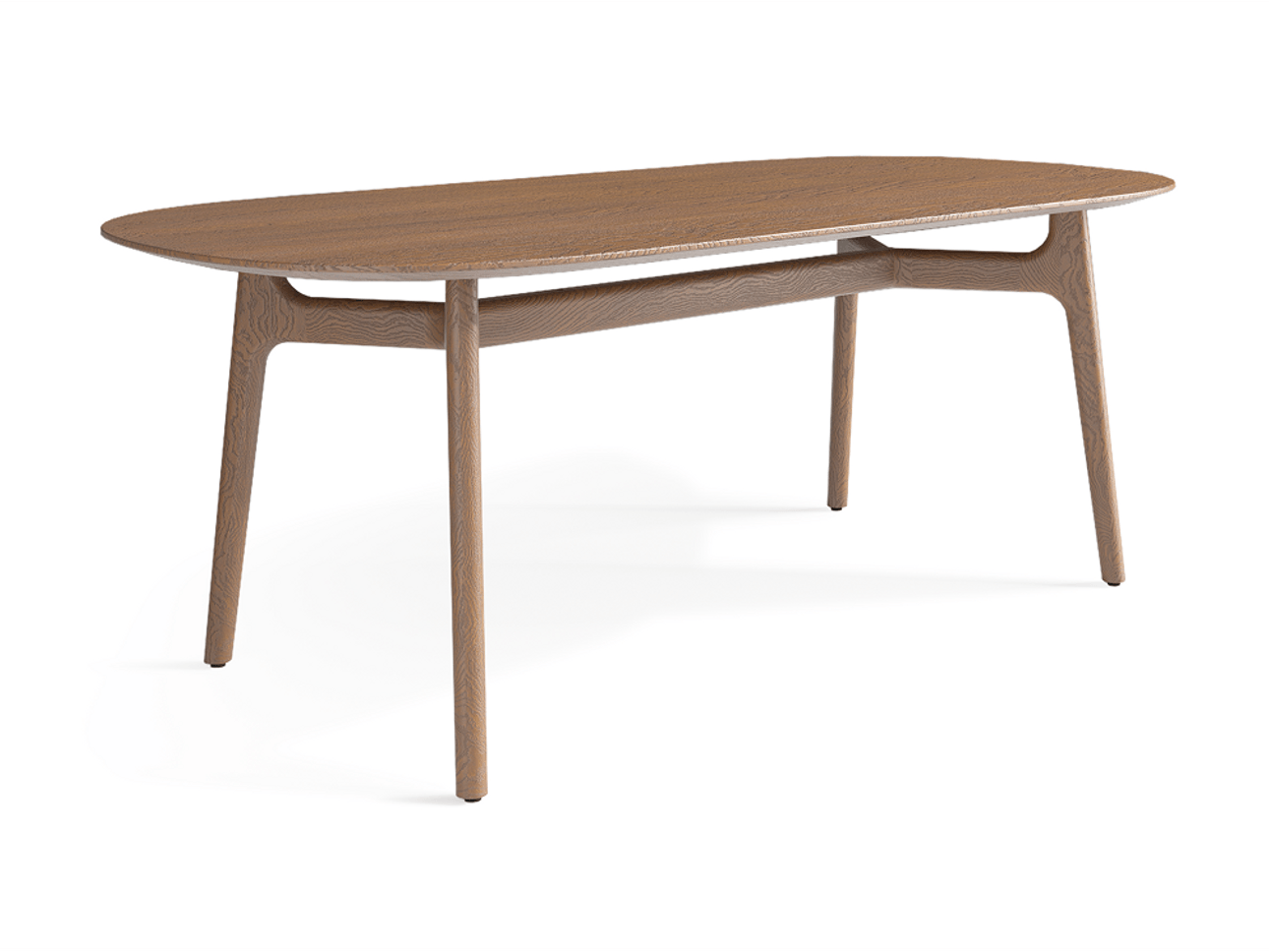 Стол Primo обеденный на 6 персон Дуб каштановый матовый