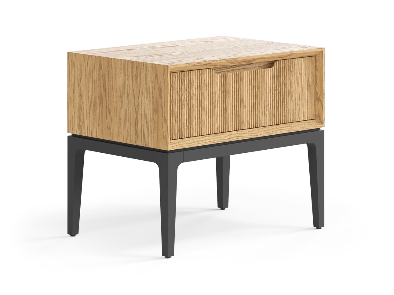 Тумба прикроватная Velvet 1 ящик дуб пшеничный матовый