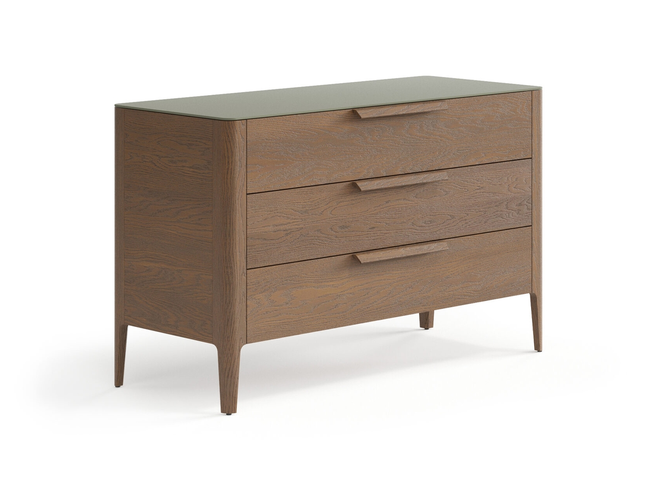 Комод Piega 3 ящика дуб туманный матовый