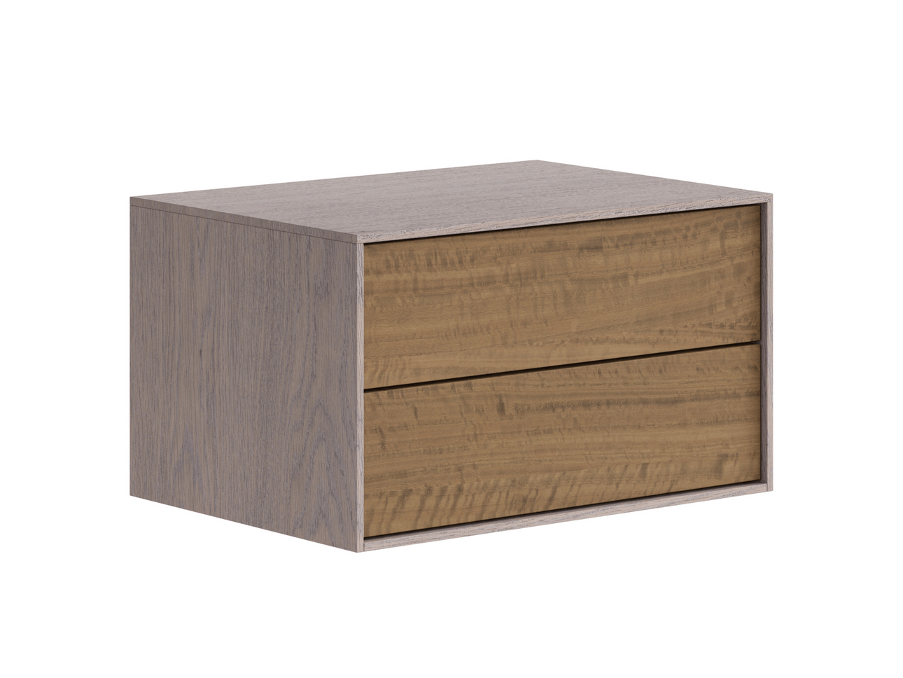 Тумба подвесная прикроватная Module 2 ящика ДДМ