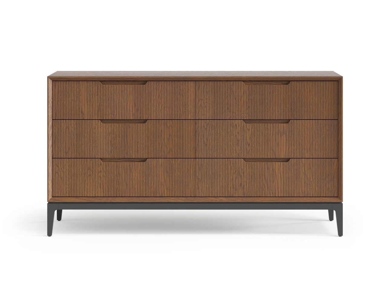 Комод Velvet 6 ящиков дуб туманный матовый