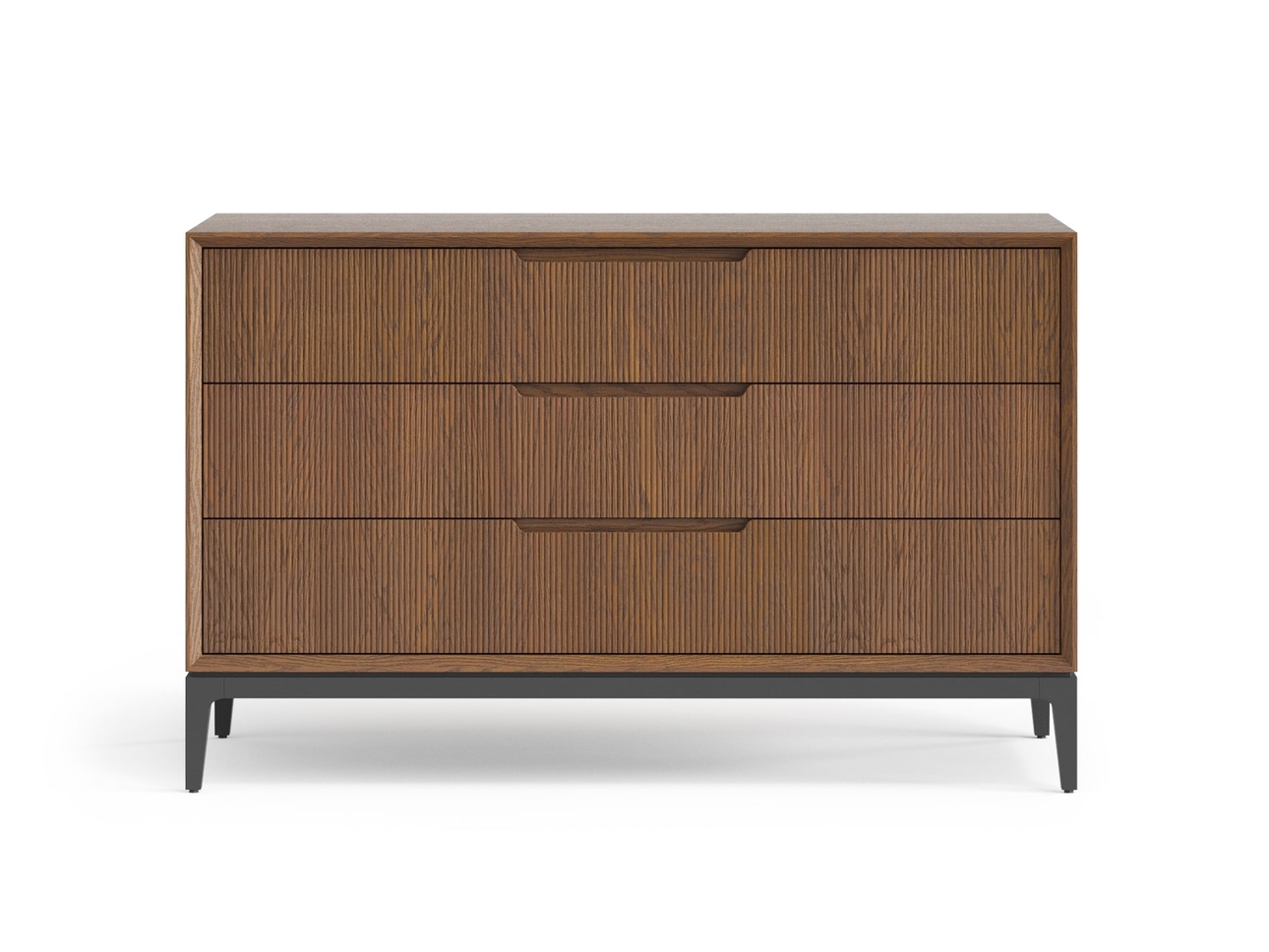 Комод Velvet 3 ящика дуб туманный матовый