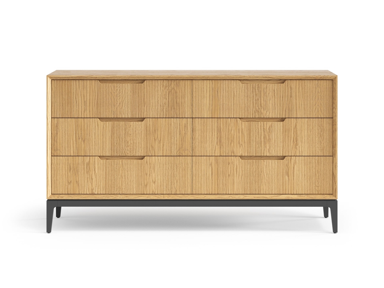 Комод Velvet 6 ящиков дуб пшеничный матовый