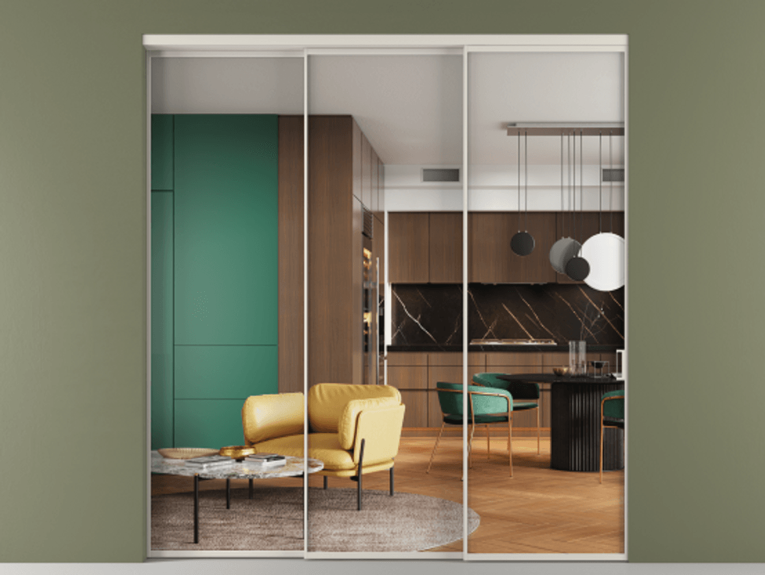 Перегородка Formato внутри проёма 3 створки с синхронным механизмом АЛПР 040.01 Алюминий облачно-серый Прозрачное стекло "Crystal Vision", калёное. Цена 397400 ₽ 1. Полотно 3 шт. (800/2100 мм)
2. Комплект установки раздвижной системы
3. Базовый комплект фурнитуры
4. Комплект фурнитуры телескопик синхро-2
5.Ручка RONDO
. Фабрика дверей Волховец 8 (800) 551 43 19 Перегородка Formato внутри проёма 3 створки с синхронным механизмом АЛПР 040.01 Алюминий облачно-серый Прозрачное стекло "Crystal Vision", калёное Цена 397400 ₽ | Volhovec