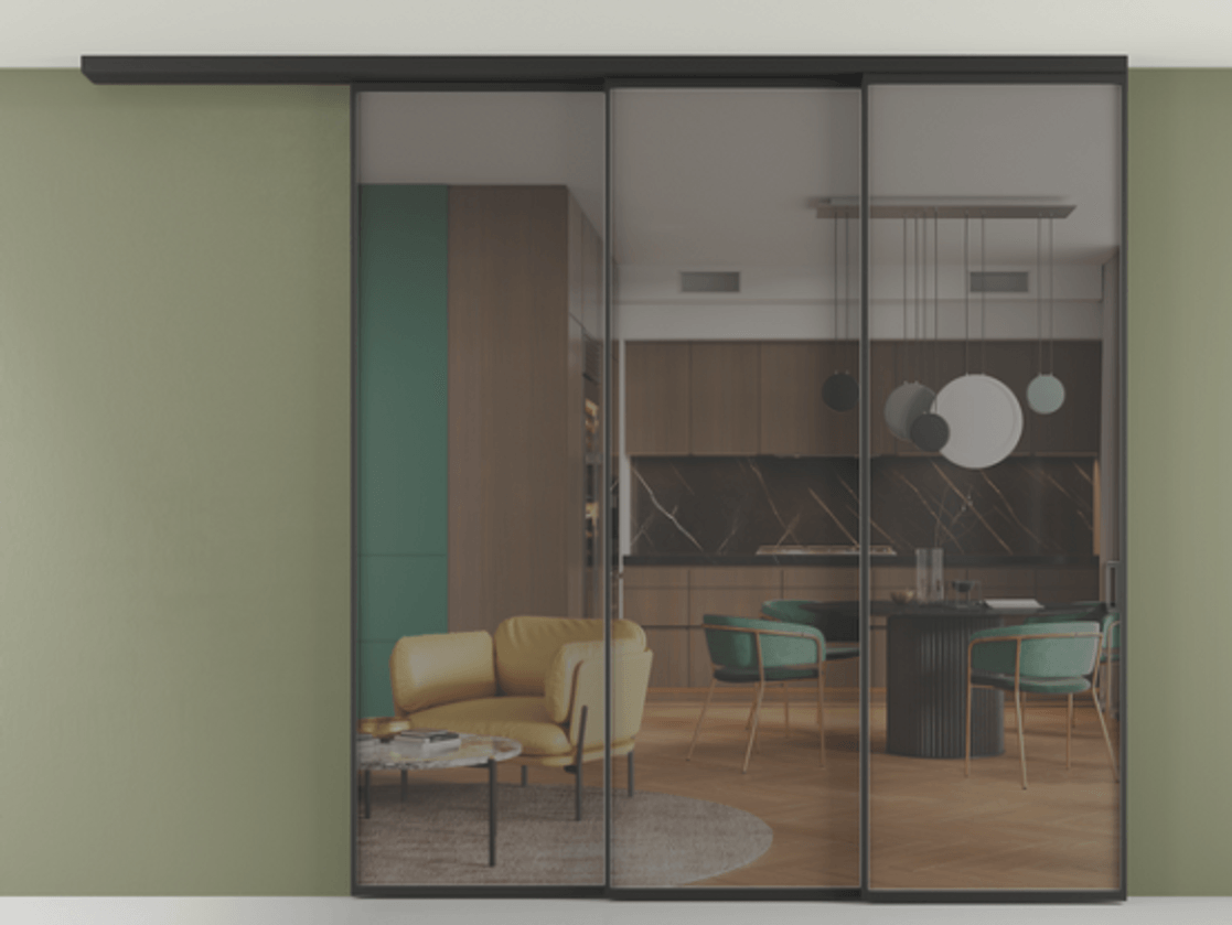 Перегородка Formato вдоль стены на потолок телескопик синхро 3 АЛПР 040.01 Алюминий Черный Прозрачное серое стекло, триплекс, 6 мм. Скрытый короб ЧЕР Цена 422460 ₽ 1. Полотно 2 шт. (800/2100 мм)
2. Комплект установки раздвижной системы
3. Базовый комплект фурнитуры
4.Ручка RONDO
. Фабрика дверей Волховец 8 (800) 551 43 19 Перегородка Formato вдоль стены на потолок телескопик синхро 3 АЛПР 040.01 Алюминий Черный Прозрачное серое стекло, триплекс, 6 мм Цена 422460 ₽ | Volhovec